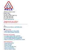 Tablet Screenshot of aele.org